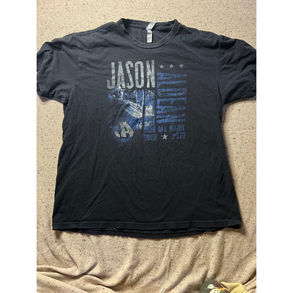 Jason Aldean 2019 Ride All Night Tour Tshirt Band Large Country